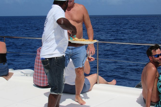 Private Luxury Catamaran Cruise in St. Lucia - Food, rum punch, and the lunch decision