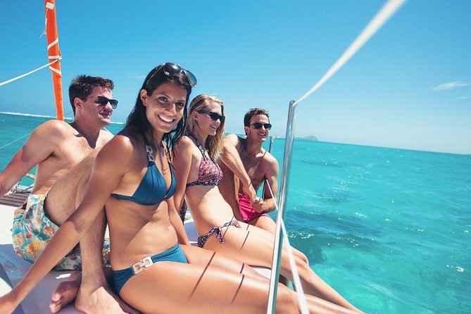 Private Luxury Santorini Catamaran Cruise with Port Pickup - A Greek meal served near the volcanic islands