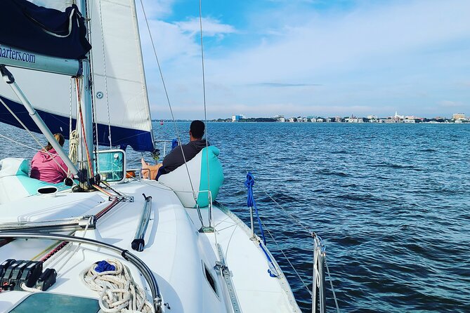 Private Luxury Yacht Charters, BYOB & Dolphins - Sails, wind, and the pace of the boat