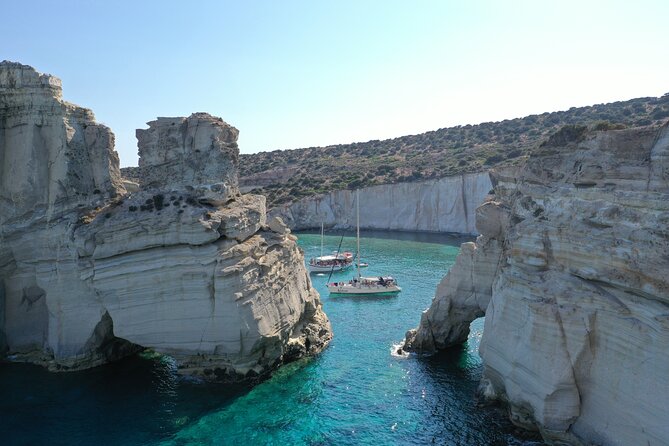 Private Milos Tour "Pirates’ Hideout"- Luxury Boat Rental - What is included, and what you should bring