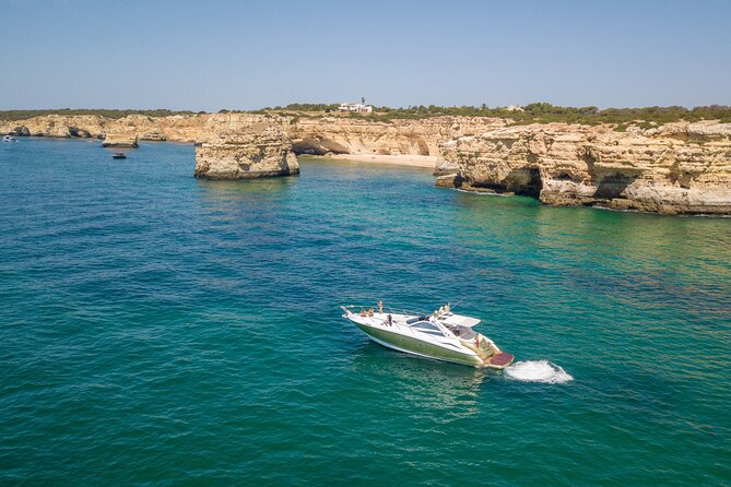 Private Morning Yacht Cruise from Albufeira Marina - Following the Coast West Toward Benagil