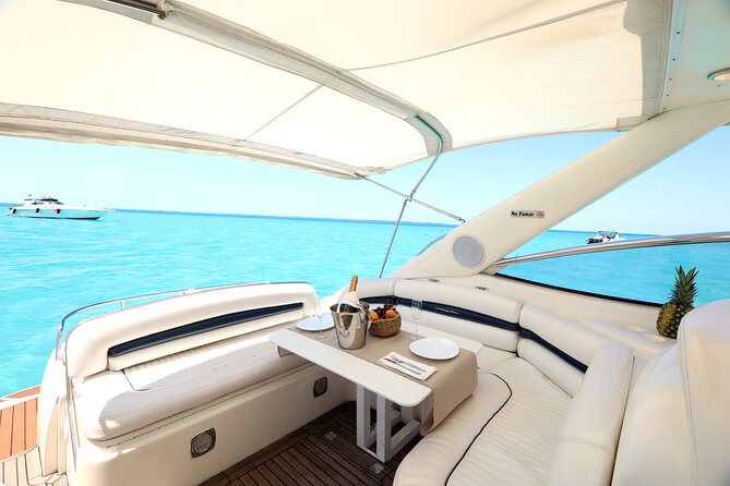 Private Premium Yacht 46FT Rental in Cancún - Snorkeling, paddleboarding, and time on the water