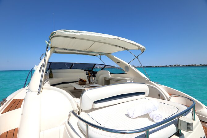 Private Premium Yacht 46FT Rental in Cancún - Isla Mujeres, Playa Norte, and Punta Sur
