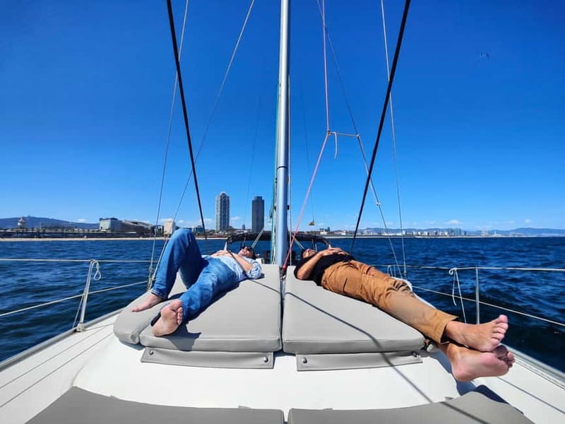 Private Sailboat Barcelona Luxury Boat + Aperitifs & Drinks - Swimming, paddle time, and the 15-minute aperitif stop