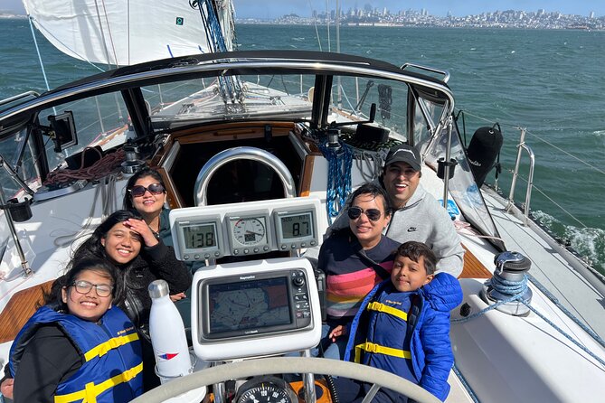 Private Sailboat Charter on San Francisco Bay - Oracle Park and the City From the Bay