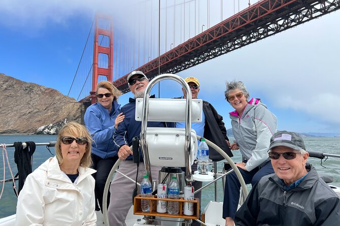 Private Sailboat Charter on San Francisco Bay - Passing Alcatraz From the Water