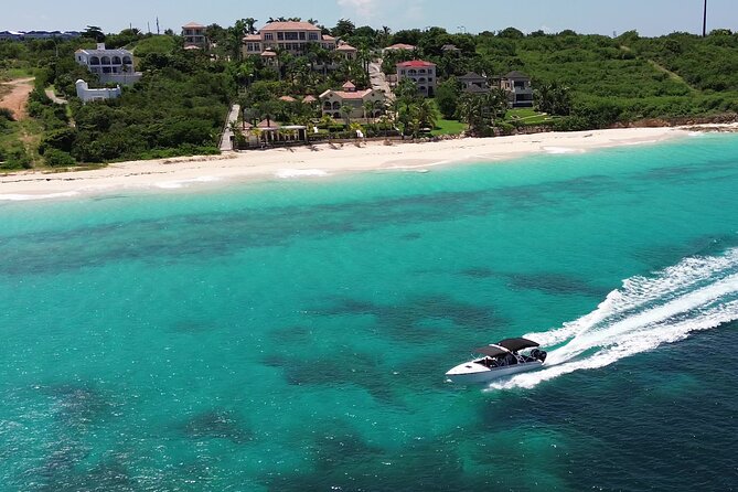 Private Speed Boat Charter to Anguilla - Cap Juluca gives you the first beach stop