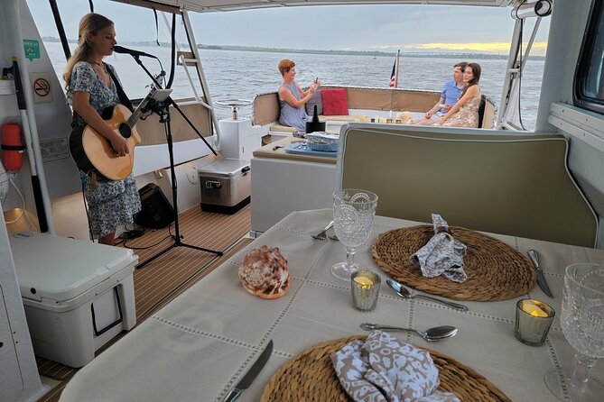 Private Sunset Harbor Tour 20 passenger party Yacht Kismet - Sunset, dolphins, and the low-country waterways