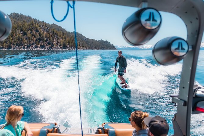 Private Wakesurf/Wakeboard Boat Charter Lake Tahoe - What this Lake Tahoe charter really offers