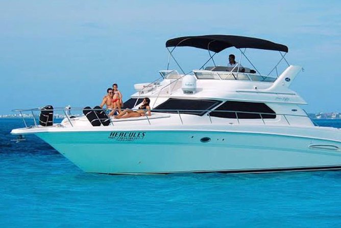 Private Yacht - 46 ft SeaRay Cancun Bay Snorkel 23P4 - What makes Isla Mujeres and Playa Norte worthwhile