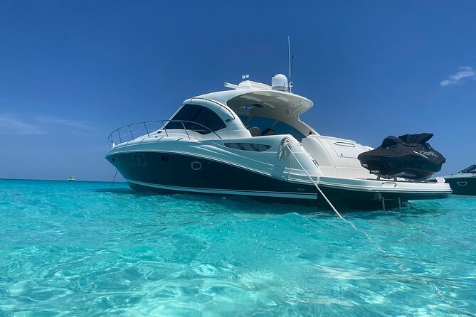 Private Yacht 48 ft Sting Ray City, Snorkel & Starfish Beach - A private yacht day built around Stingray City