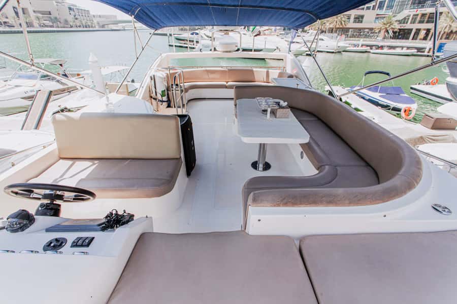 Private Yacht Dubai: 56ft - Atlantis, Dubai, and the outer Palm