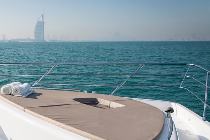 Private Yacht Dubai: Rent 61 ft Luxury Yacht up to 30 people - Space, shade, and comfort onboard