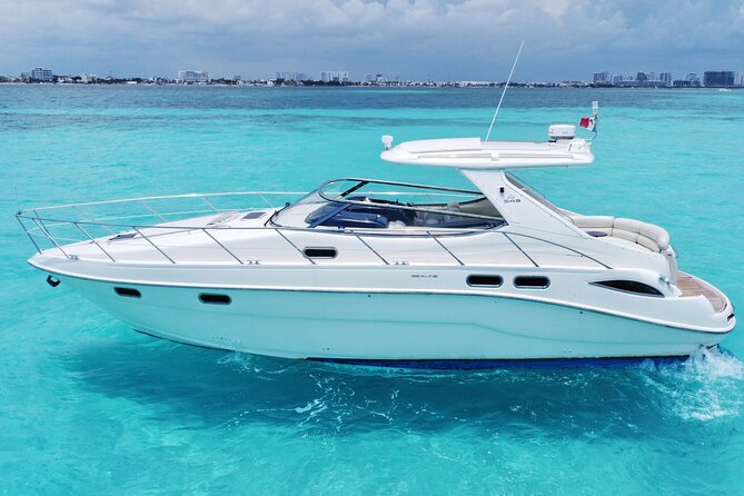 Private Yacht Rental in Cancun - From Cancun toward Isla Mujeres