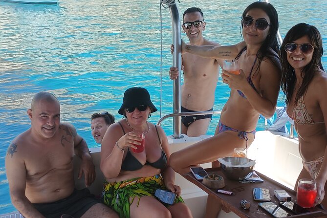 Private Yacht Tour in the Gulf of Cagliari with Aperitif - Cala Fighera beneath the Sella del Diavolo
