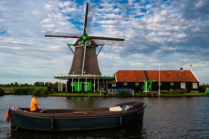 Private Zaanse Schans Windmill Cruise On Luxury Boat - When the weather turns Dutch