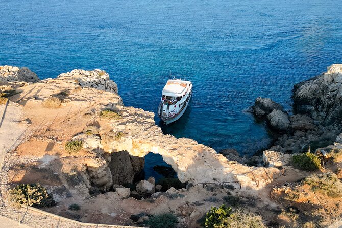 Protaras: Harmony | Luxury boat, water slide, Value Adventure - Fig Tree Bay and the Cape Greco caves