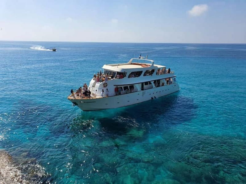 Protaras: Luxury Yacht Cruise with slide, BBQ Lunch & Drink - A yacht day that mixes Cyprus history with sea fun