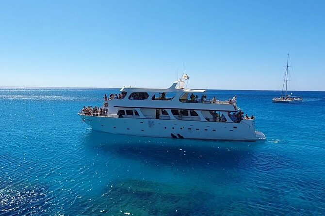 Protaras: St Georgios Presidential Cruise BBQ & 1 drink. 16+ - Why the Blue Lagoon is the main attraction