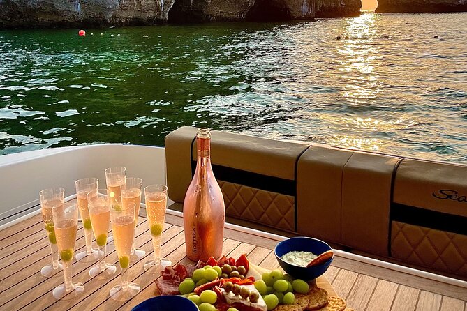 Puerto Vallarta: Luxury Yacht Sunset Cruise with Premium Open Bar - A small yacht and a wide Puerto Vallarta view