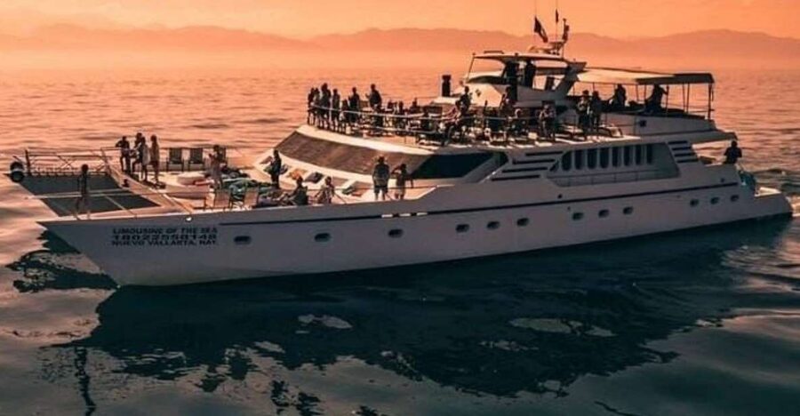 Puerto Vallarta: Mega Yacht Whale Watching Sunset Cruise - A roomy mega yacht instead of a packed boat