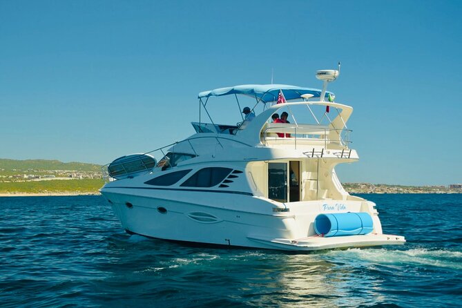 Pura Vida Yacht 42 FT with all inclusive service in Cabo - Medano Beach adds a livelier stretch of coast