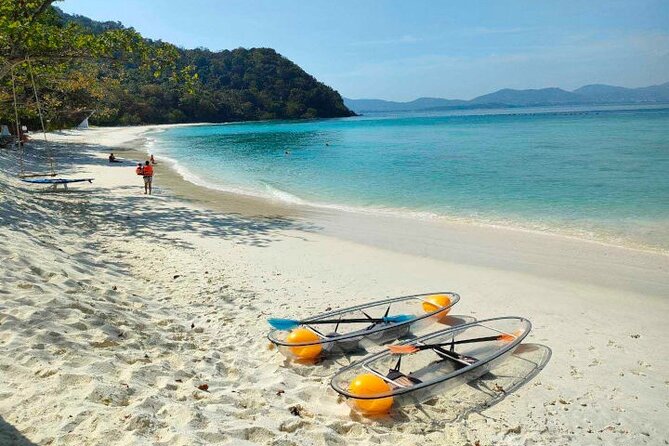 Racha and Coral Islands with Sunset at Promthep Cape by Catamaran Yacht - How the $89 price works for you