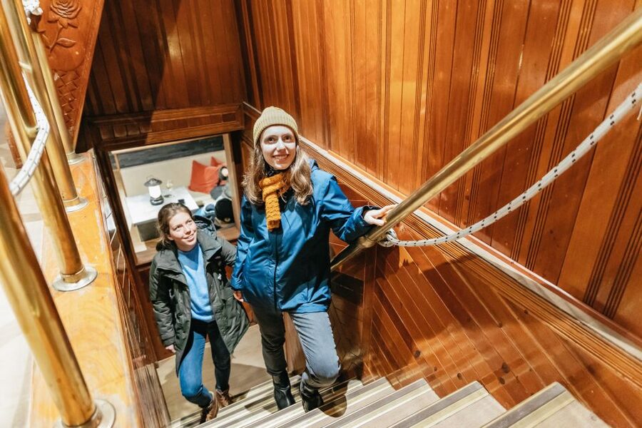 Reykjavik: Northern Lights Yacht Tour - Three decks, one very cold photo stop