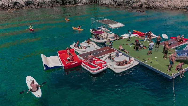 Rhodes: Gulet Trip with Food, Drinks, SUP, Kayak & Swimming - Anthony Quinn Bay: a beautiful first swim
