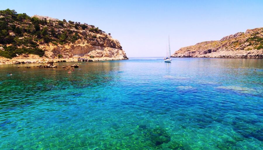 Rhodes: Sailing Yacht Cruise with Food & Drinks (SmallGroup) - Food, drinks, and the small-group feel