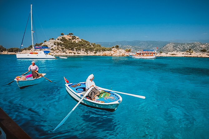 Sail Turkey: Gulet cruise Fethiye to Olympos - Day 2: Kalkan, Kas, and the Roman theater at Antiphellos