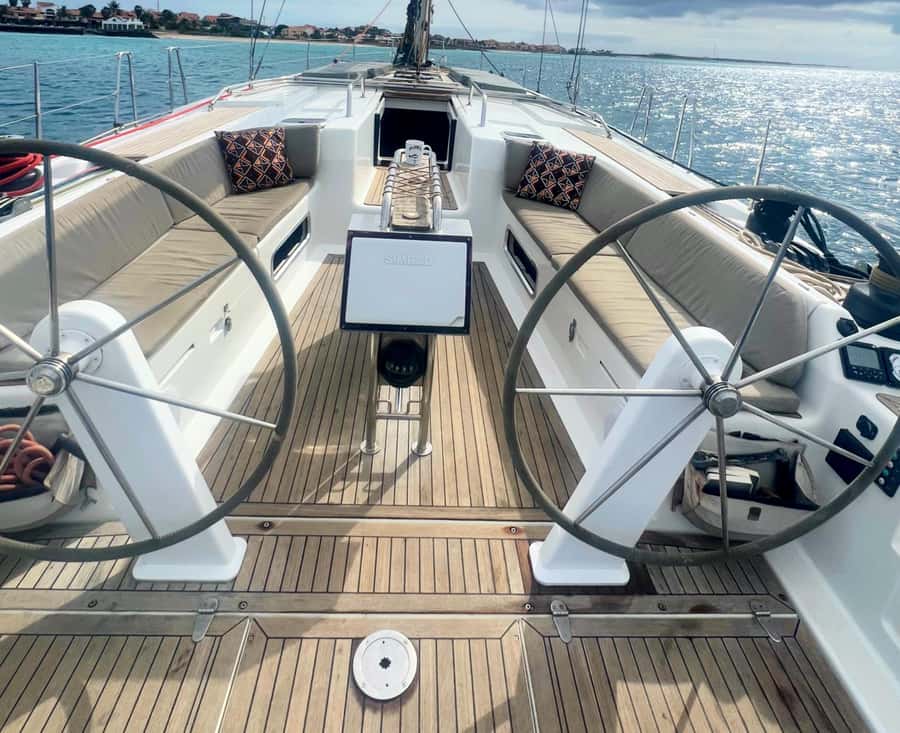 Sal, Cape Verde: Half day on Cuba Libre sailing yacht - Swimming and snorkeling at the end