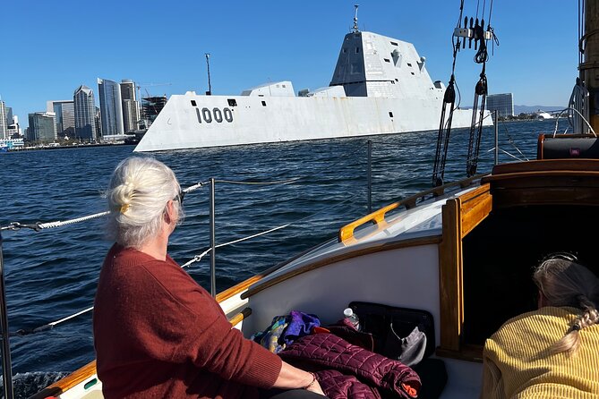 San Diego Bay Private Sailing Experience Aboard Classic Yacht - Sailing past San Diego’s maritime collection