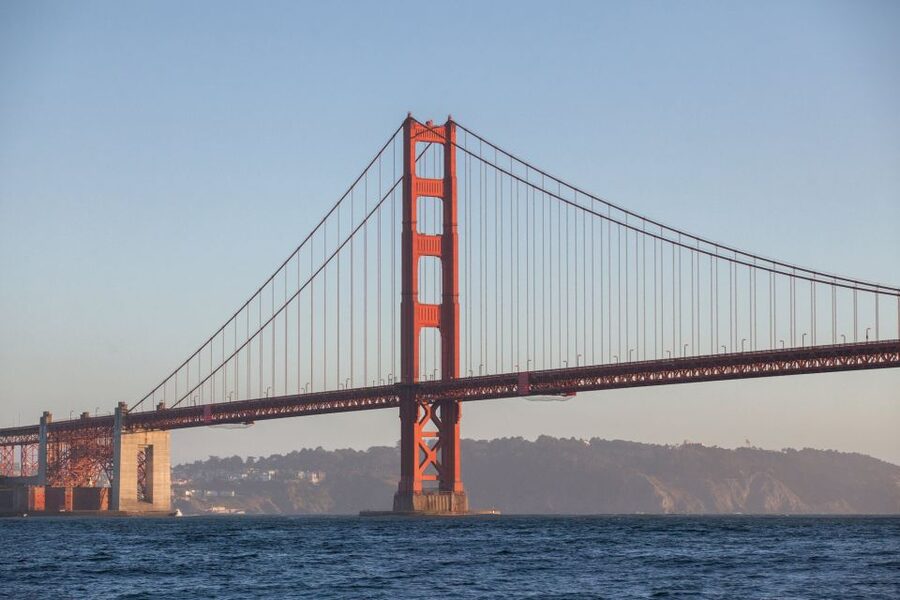San Francisco Bay Sunset Cruise by Luxury Catamaran - Sausalito and the return toward the city