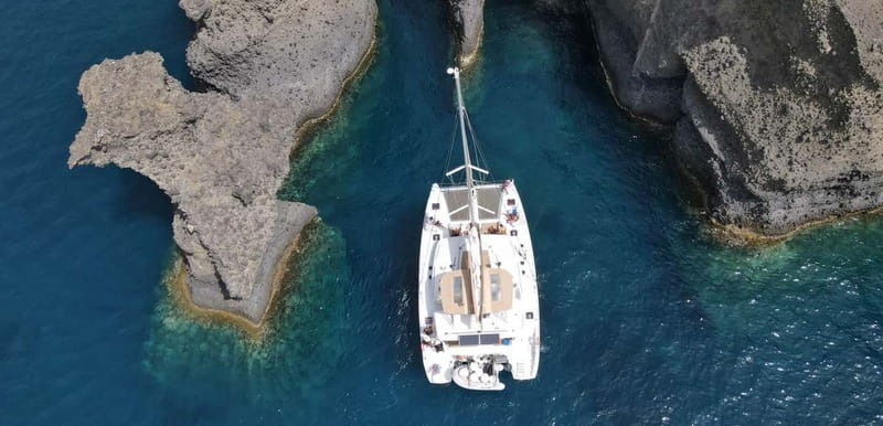 Santorini: Luxury Catamaran Cruise with Lunch, BBQ & Drinks - What to pack and who should book