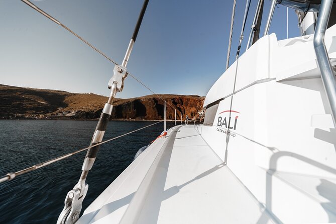 Santorini Luxury Catamaran Private Cruise - Why Santorini looks better from a catamaran
