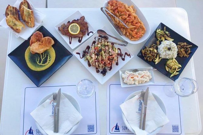 Santorini Luxury Catamaran Sunset Cruise with BBQ, Drink and Transfer - The Ipanema 58 and the feel on board