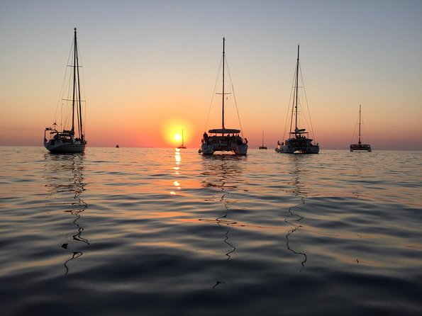 Santorini Luxury Catamaran Sunset Cruise with BBQ, Drink and Transfer - Transfers need a little care