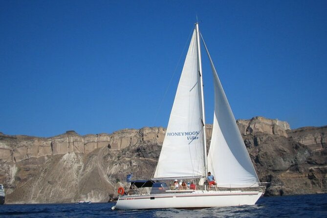 Santorini Oia: Private Sailing Yacht Cruise with Meal and Drinks - Key points to know before you book