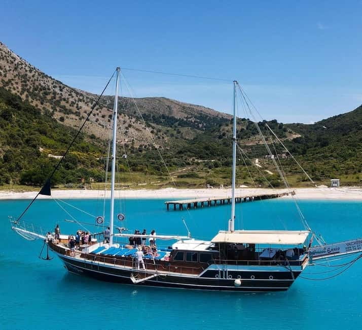 Saranda: Discover Secret Bays with Prince Ennio Yacht Tour - Krorez Beach, the main stop of the day