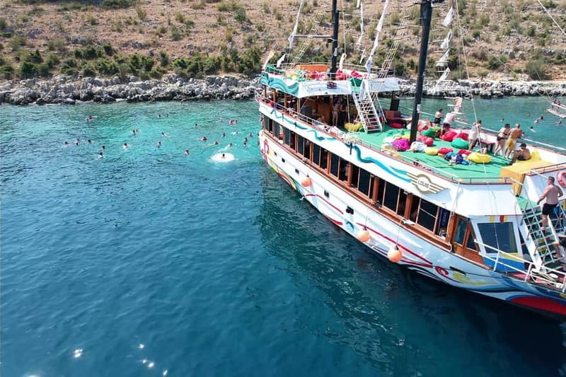 Sarande: Full-Day Louis Luxury Yacht Tour from Saranda - Cape Qefali: a photo stop with cliffs