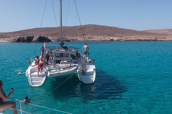Semi Private Cruise with luxury Catamaran in Delos and Rhenia islands - Baos Island and the pirate stories