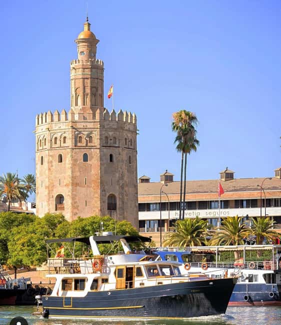 Seville: Flamenco life music Yacht Cruise, Tapas & Drinks - A small yacht with a distinctly Sevillian mood