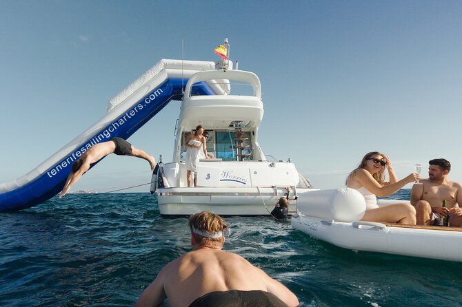 Shared Luxury Yacht Cruise with Champagne and Tapas - Cruising toward Playa del Duque