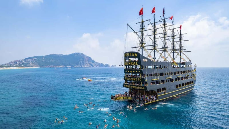 Side: All Inclusive Luxury Boat Trip & Free Time in Alanya - The final swim and return to Side