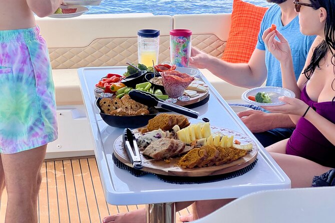 St. John Luxury Catamaran Turtle Snorkel and Cays Full Day - Food, drinks, and the Pizza Pi surprise