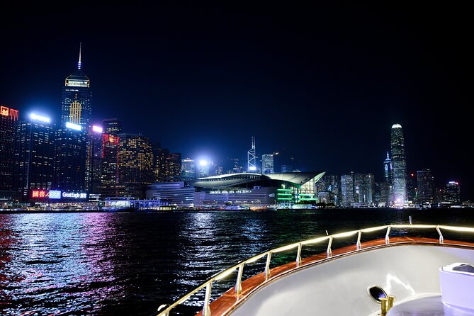 STARLIGHT: Victoria Harbour Night Yacht Tour - Hong Kong after dark from the water
