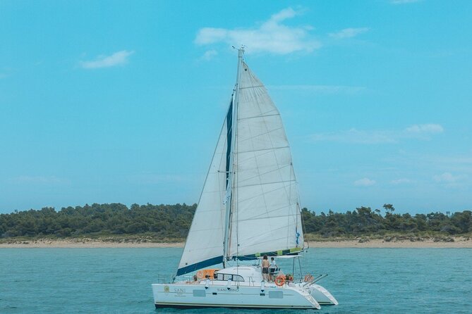 Sunset Cruise in Corfu Old Town on a luxury Catamaran - Comfort, atmosphere, and the hammock area