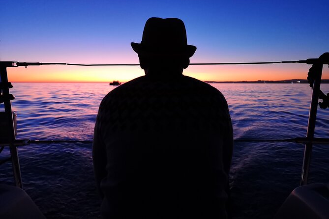 Sunset on a Luxury Sailing Yacht from Vilamoura (Max 12 Guests) - The small beach you can reach only by sea at high tide
