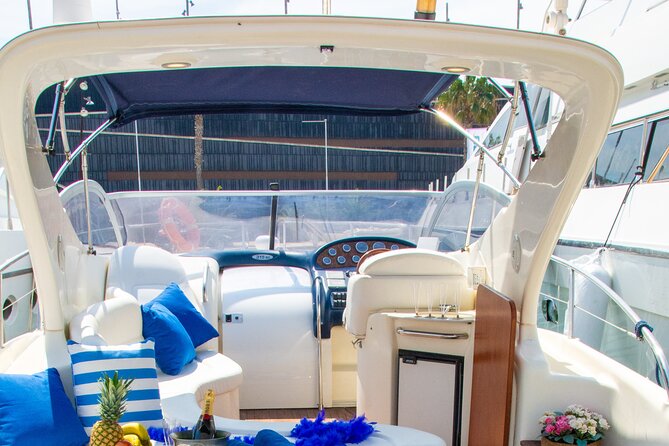 Sunset yacht ride in Barcelona + snacks and drinks - Passing Barceloneta beach from the water